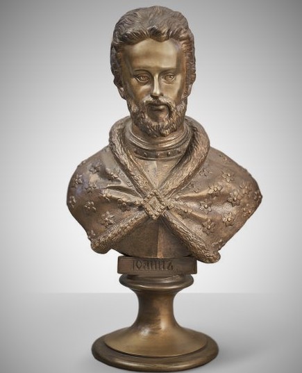 50 - Ivan V - Russian Bronze bust Chopin foundry